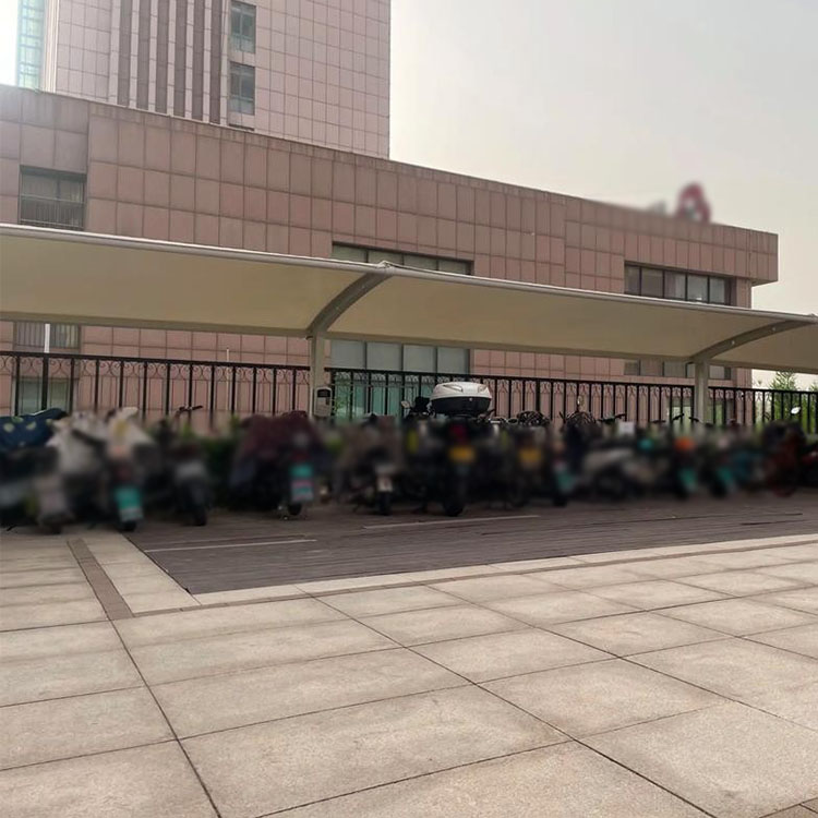 朗县膜结构电动车棚