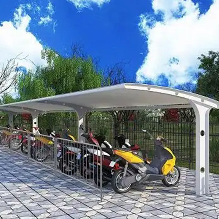 朗县膜结构电动车棚